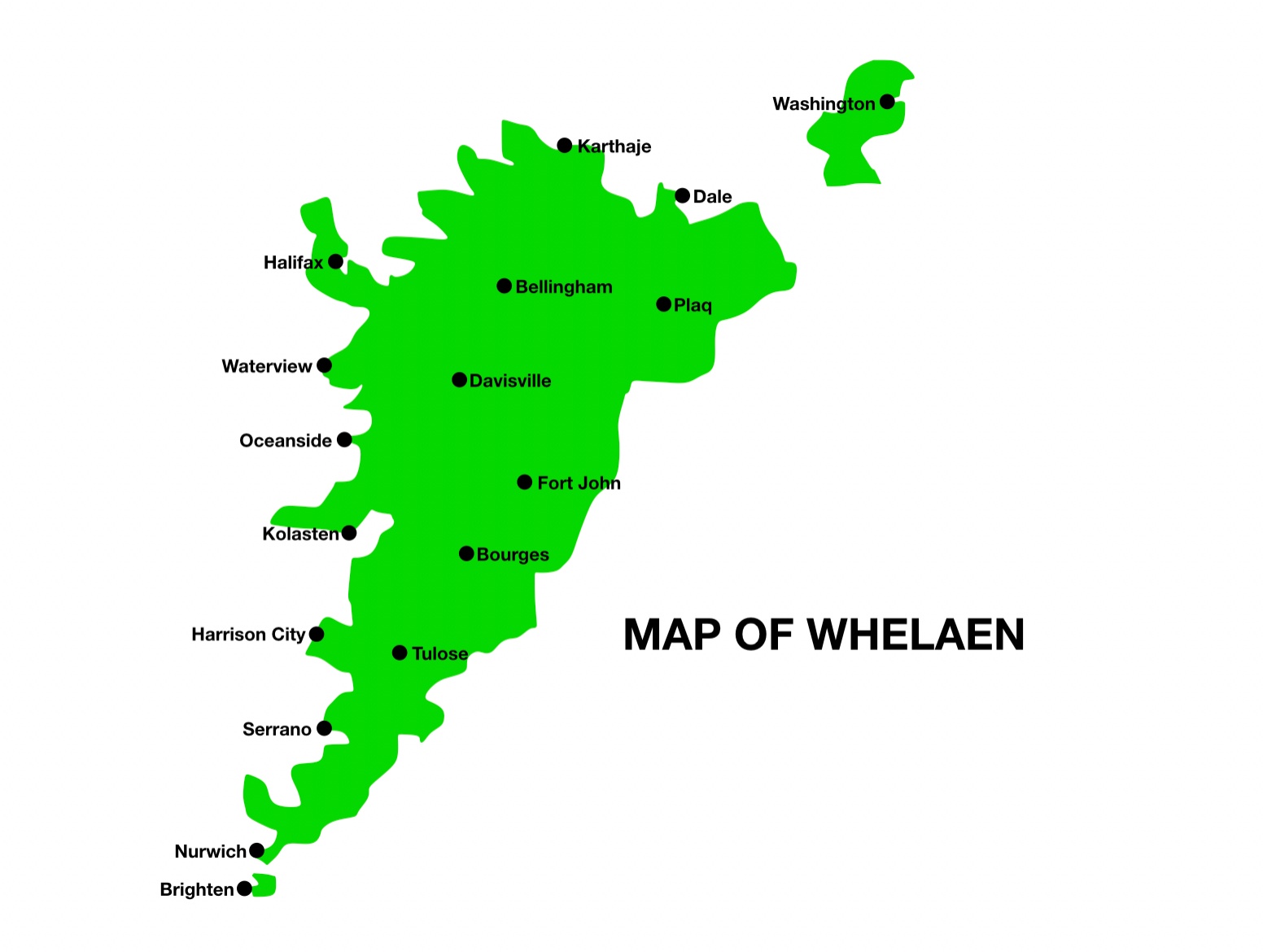 map of whelaen
